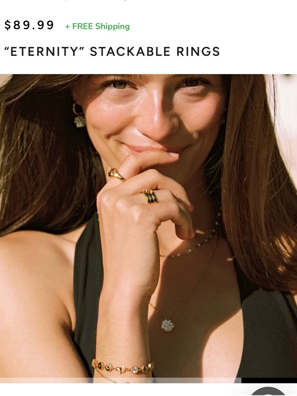 ATOLEA Eternity Stackable Rings - Size 7 - Picture 10 of 10